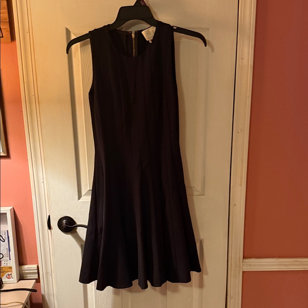 (SALE) Kate Spade Ponte Black Midi Dress size 4